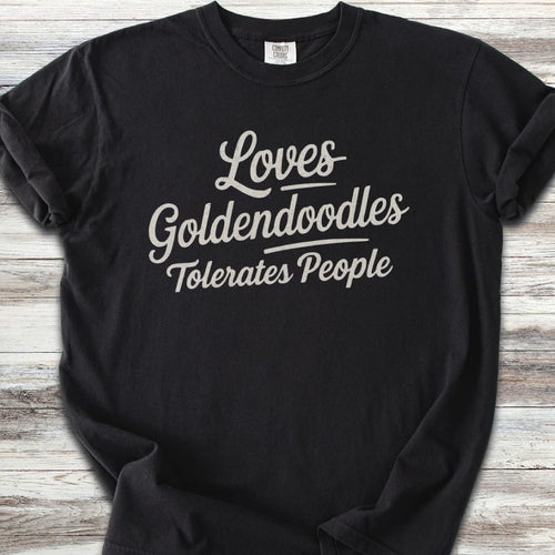 Goldendoodle Tolerates People T-Shirt