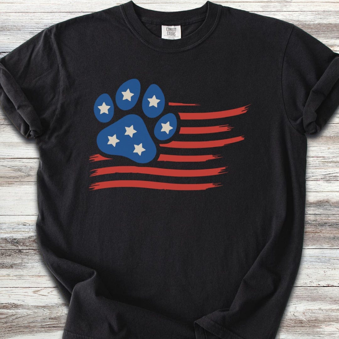 Paw Print Flag T-Shirt