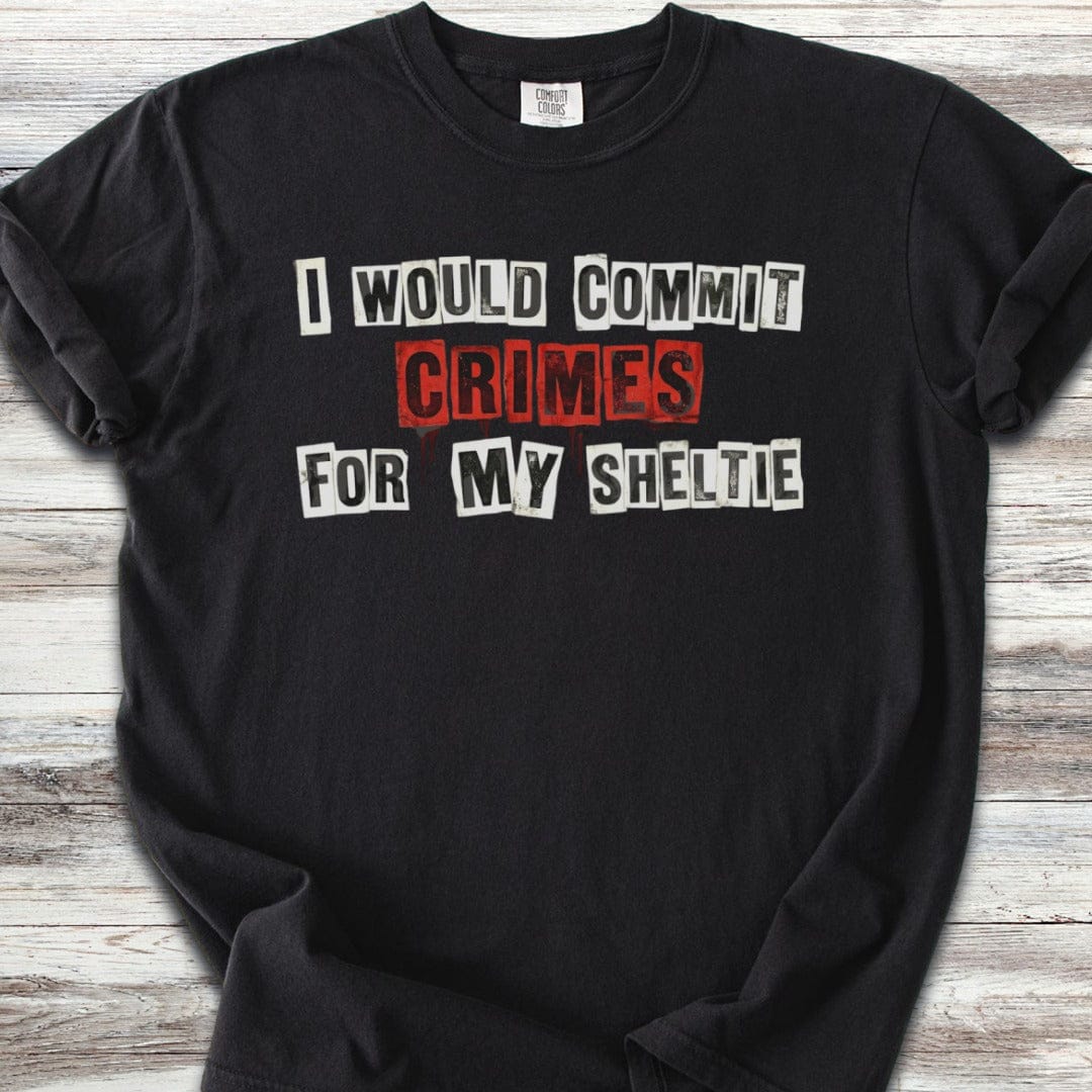Shetland Sheepdog Crimes T-Shirt