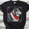Rough Collie Etching T-Shirt