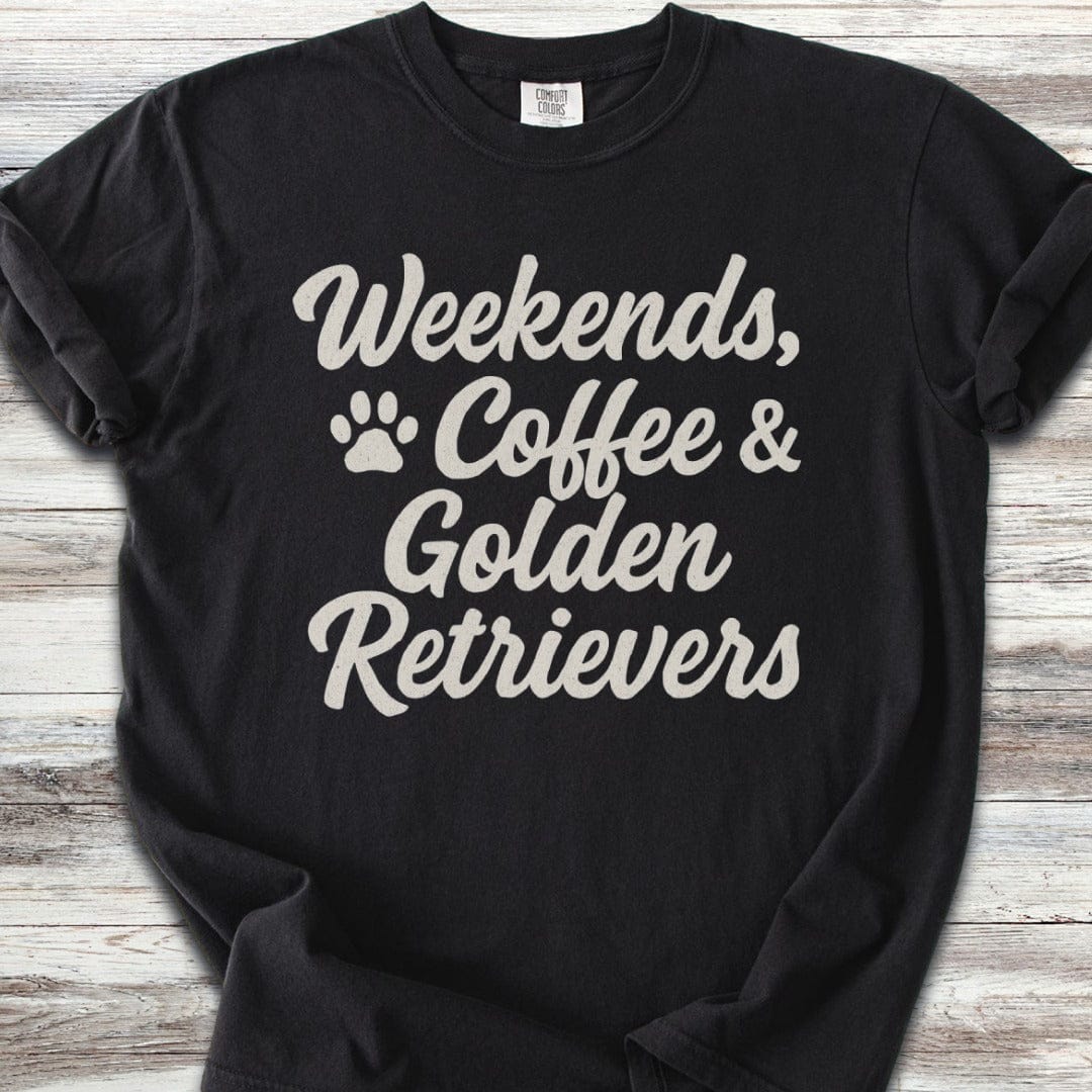Golden Retriever Weekends T-Shirt