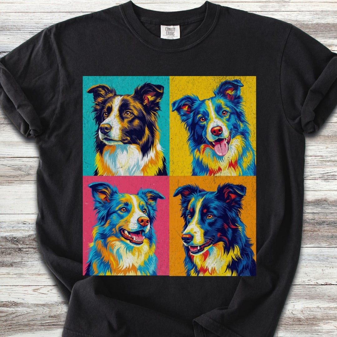 Border Collie Pop Art T-Shirt