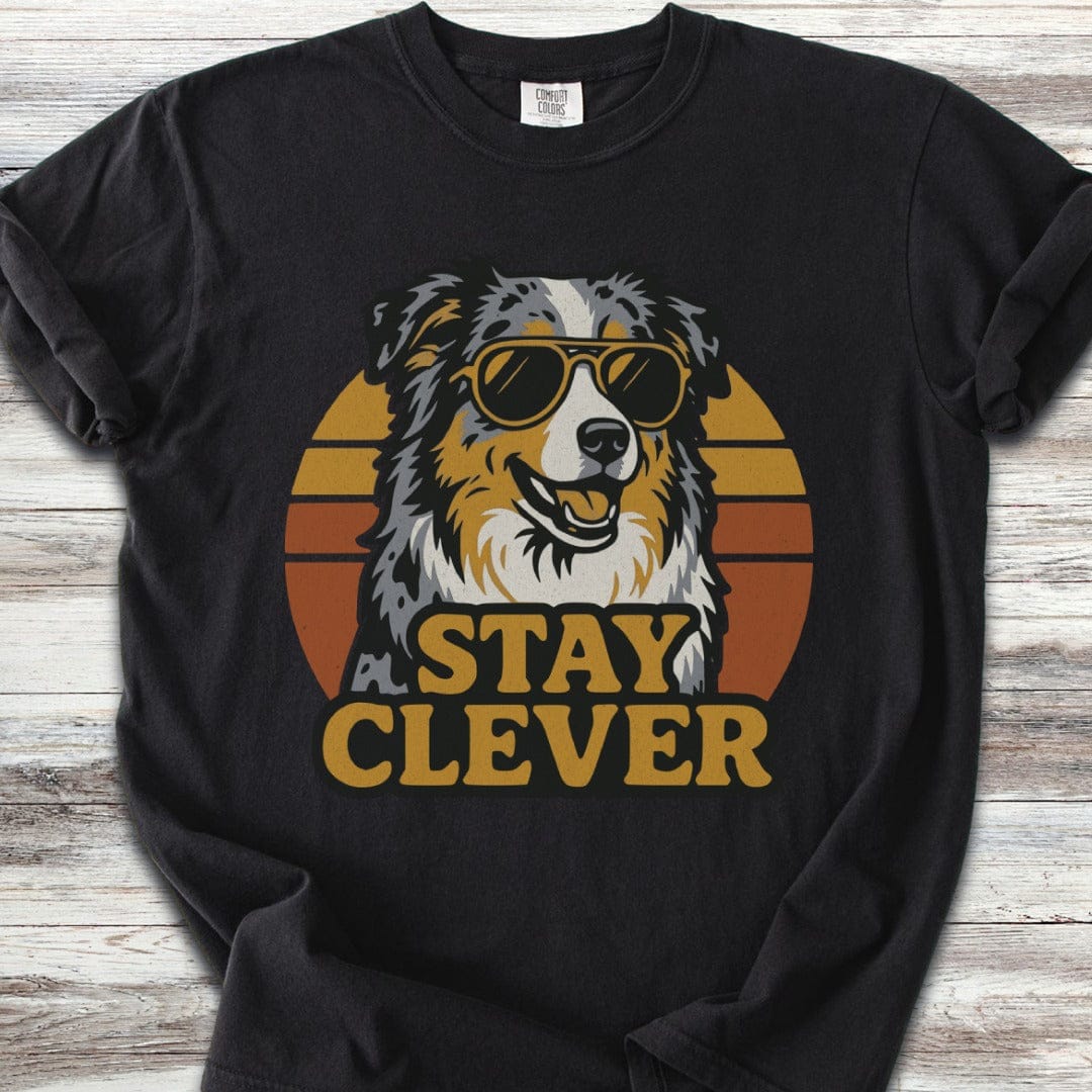 Australian Shepherd Stay Clever T-Shirt