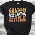 Golden Retriever Retro Mama T-Shirt