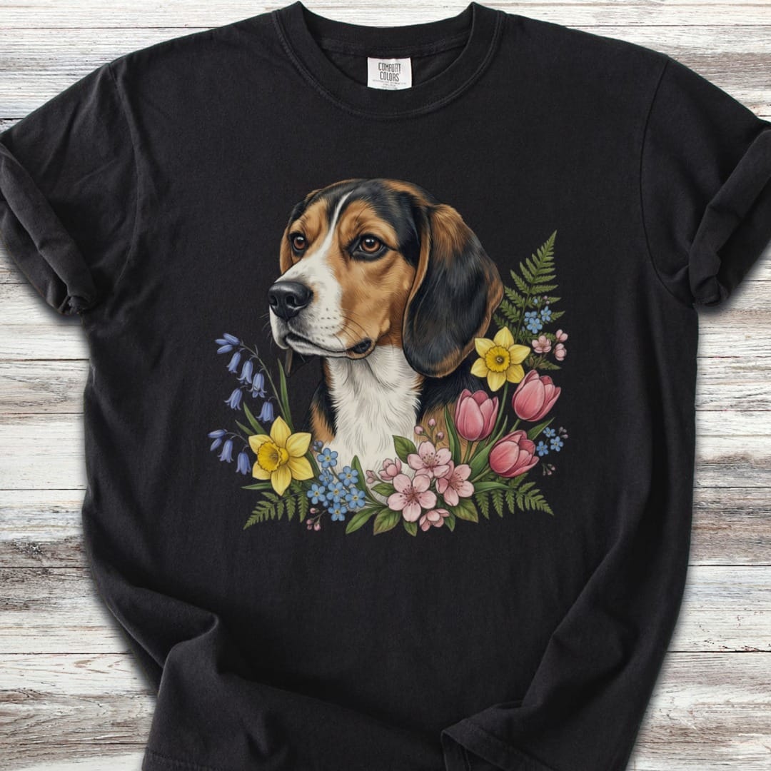 Beagle Spring Portrait T-Shirt