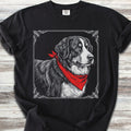 Bernese Mountain Dog Etching T-Shirt