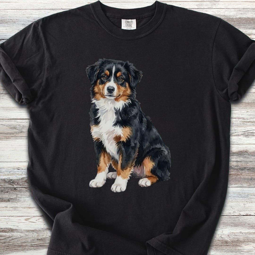 Australian Shepherd Tri Watercolor T-Shirt