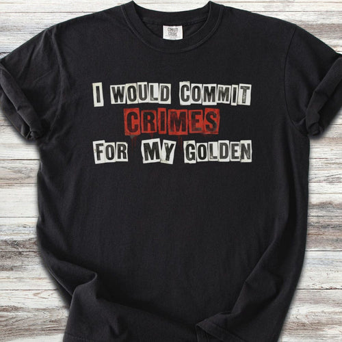 Golden Retriever Crimes T-Shirt