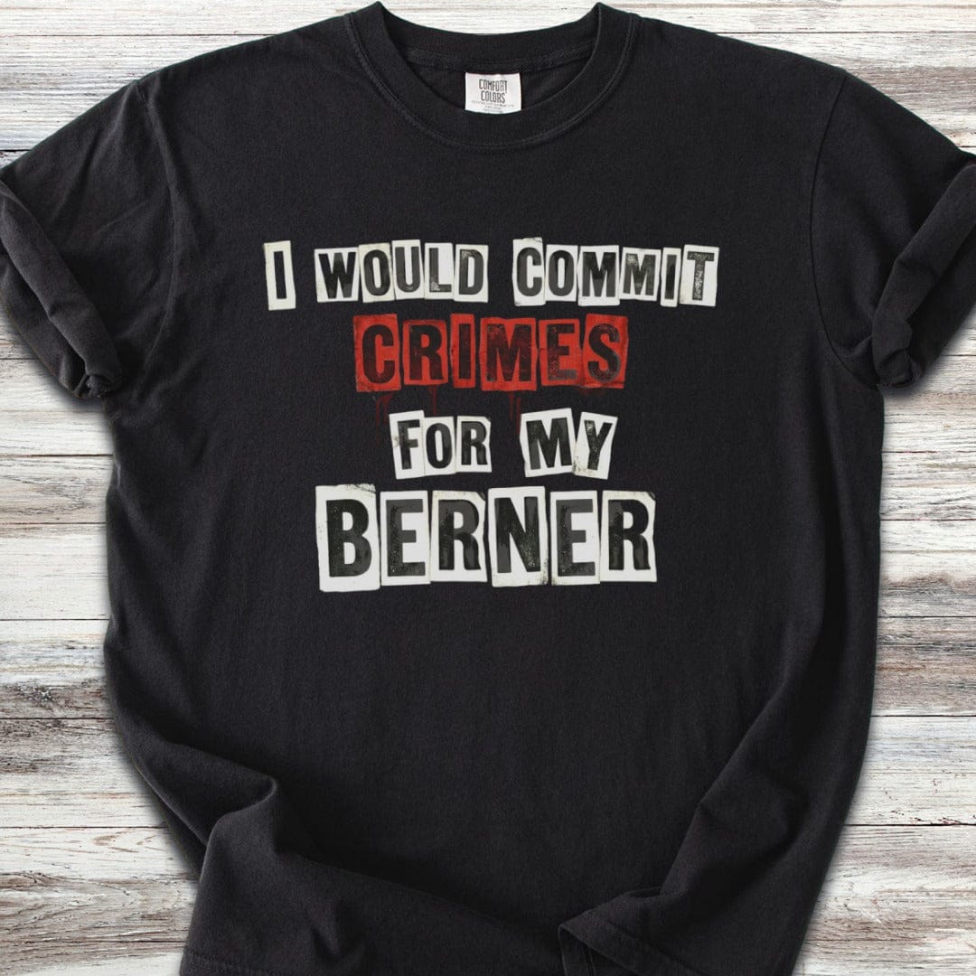 Bernese Mountain Dog Crimes T-Shirt