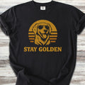 Golden Retriever Retro Stay Golden T-Shirt