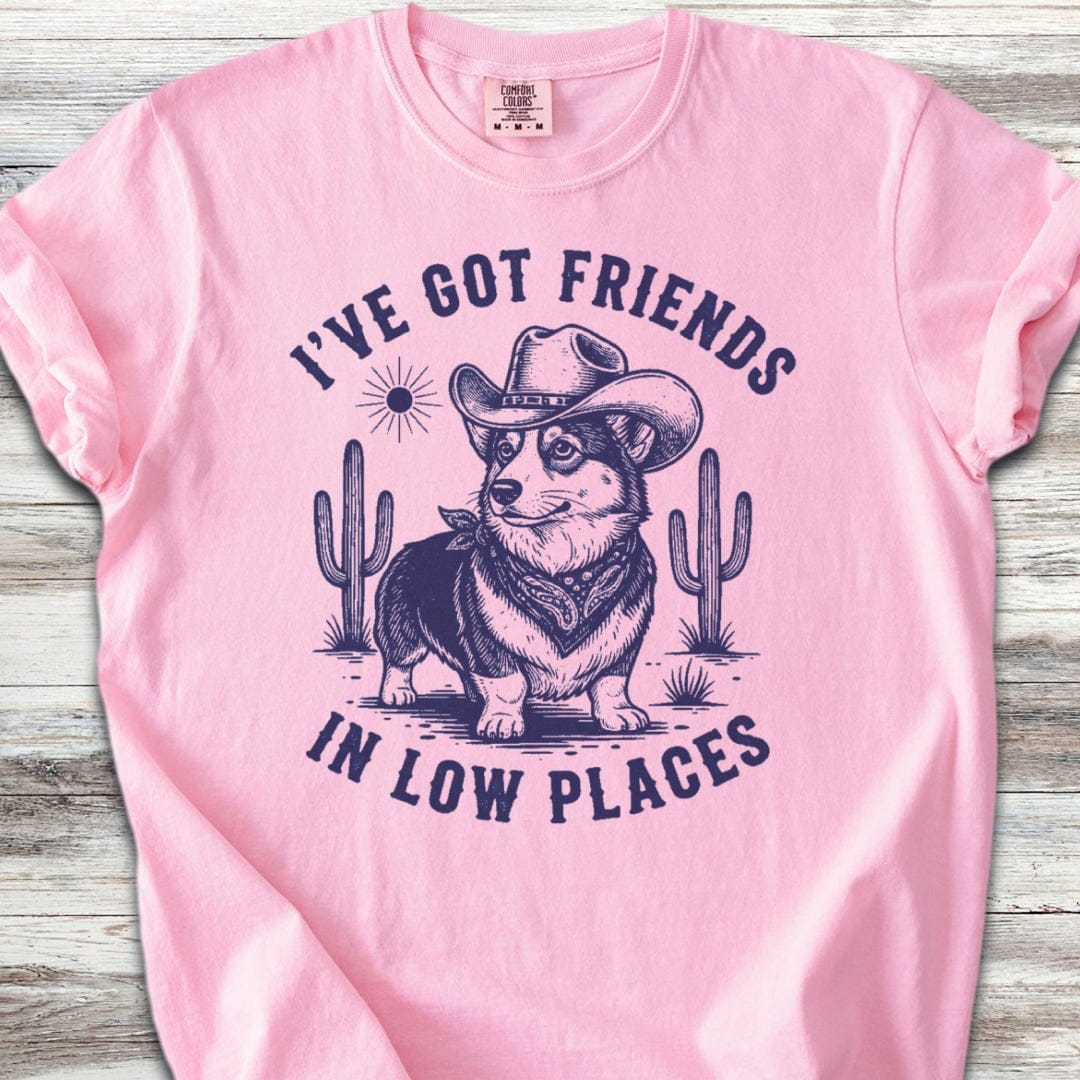 Corgi Friends in Low Places T-Shirt