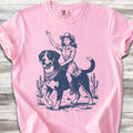 Swiss Mountain Dog Cowgirl T-Shirt