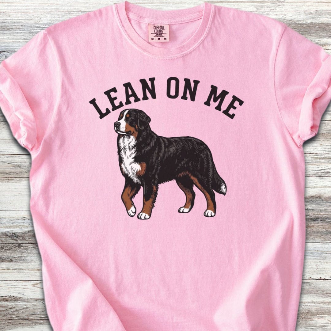 Bernese Mountain Dog Lean on Me T-Shirt