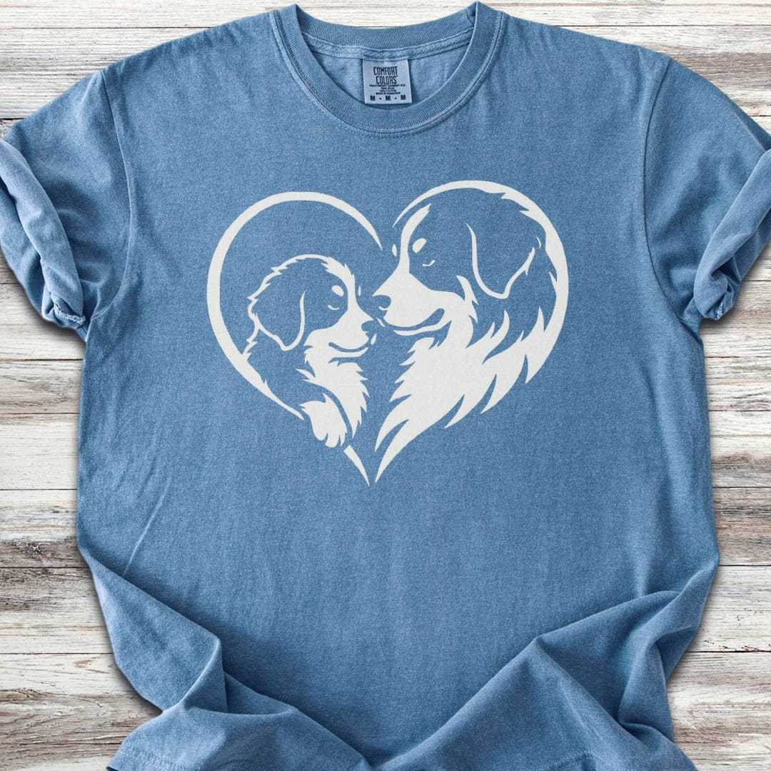 Bernese Mountain Dog Heart Bond T-Shirt