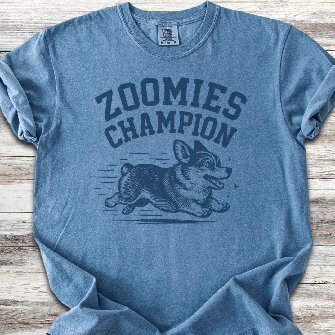 Corgi Zoomies Champion T-Shirt