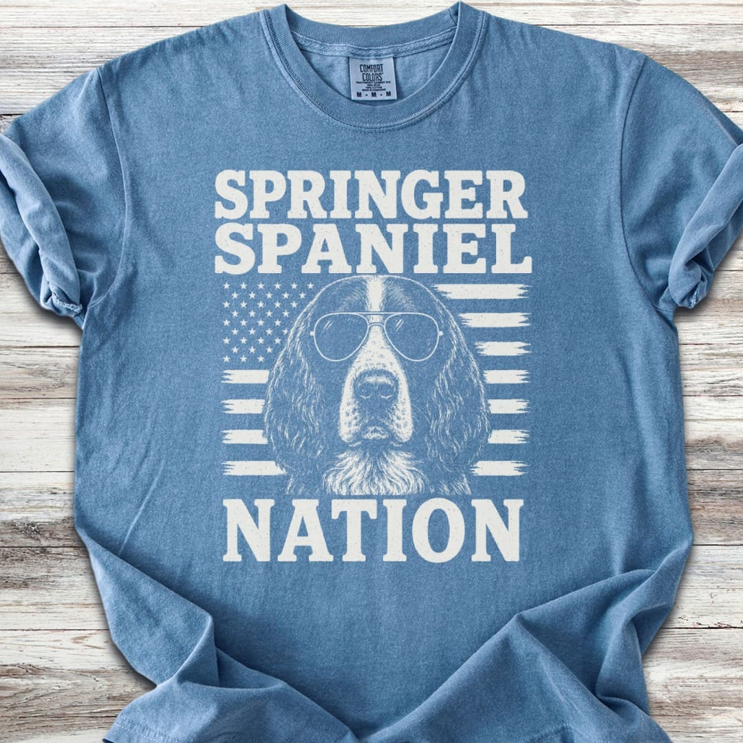 English Springer Spaniel Nation T-Shirt