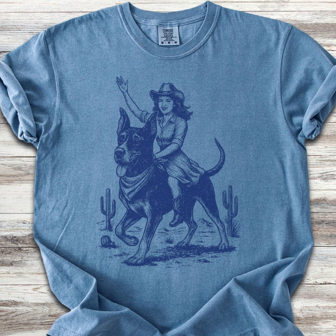 Cowgirl Great Dane T-Shirt