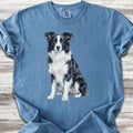 Border Collie Watercolor T-Shirt