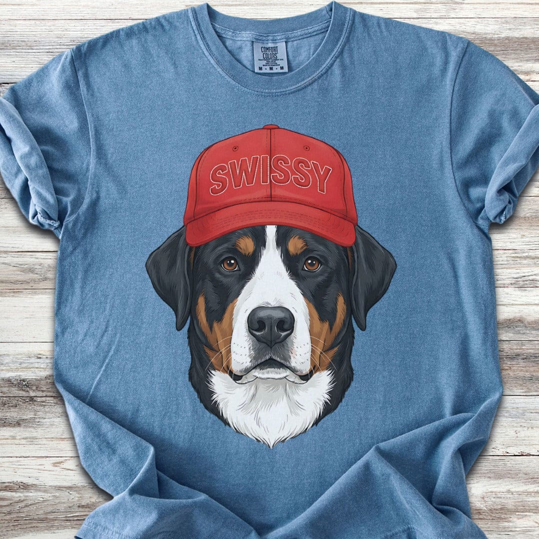 Swiss Mountain Dog Swissy Hat T-Shirt