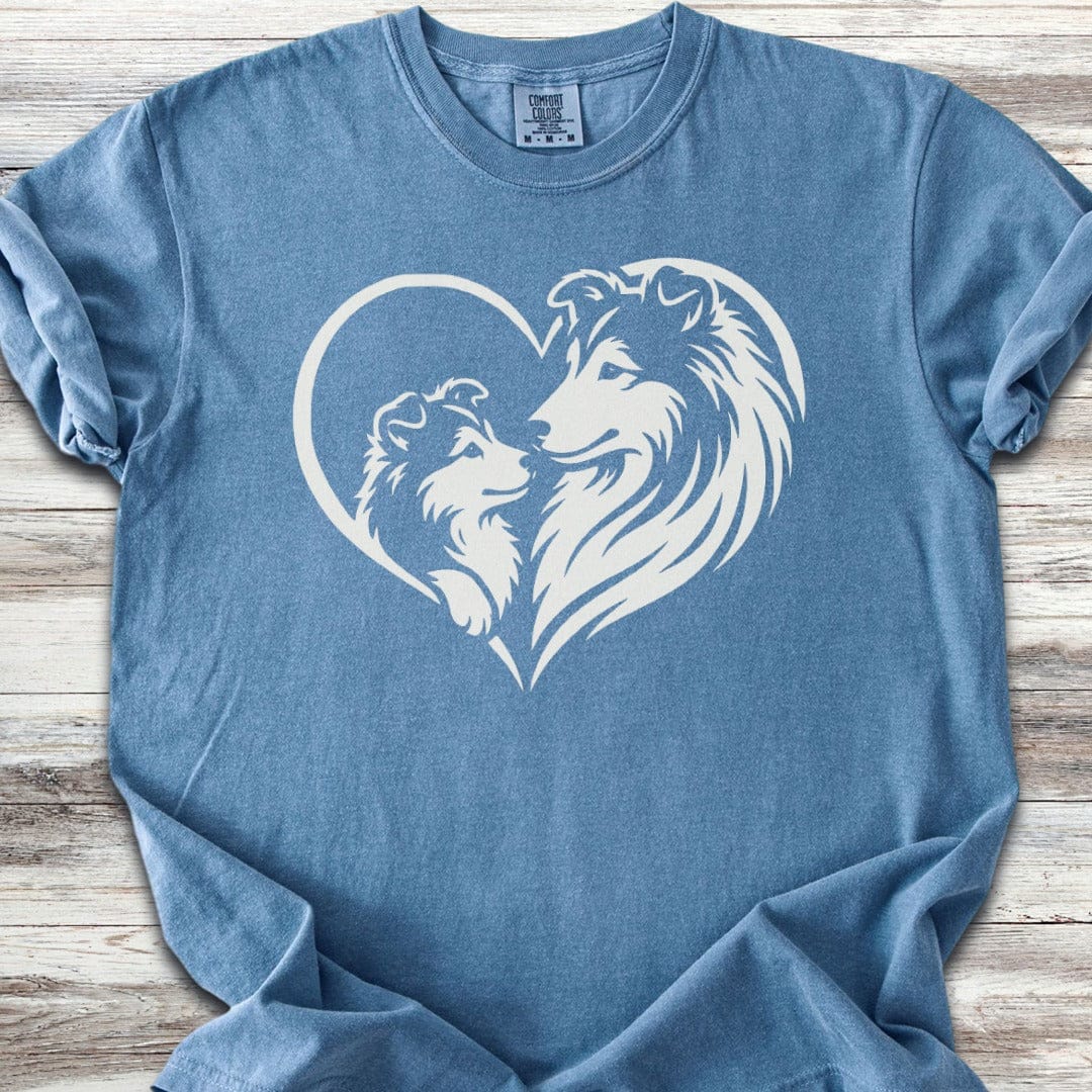 Shetland Sheepdog Heart Bond T-Shirt