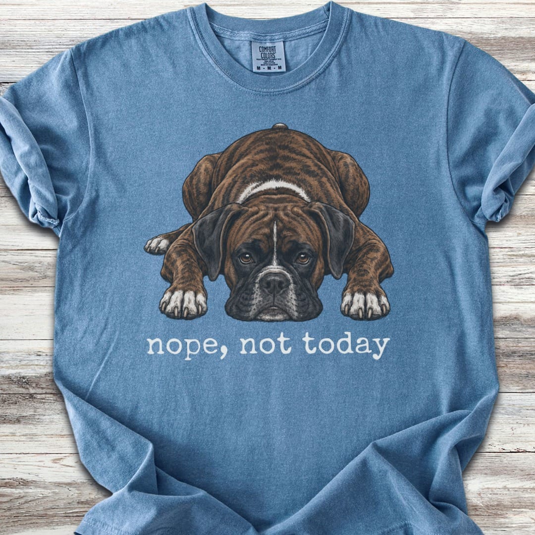 Boxer Brindle Nope T-Shirt