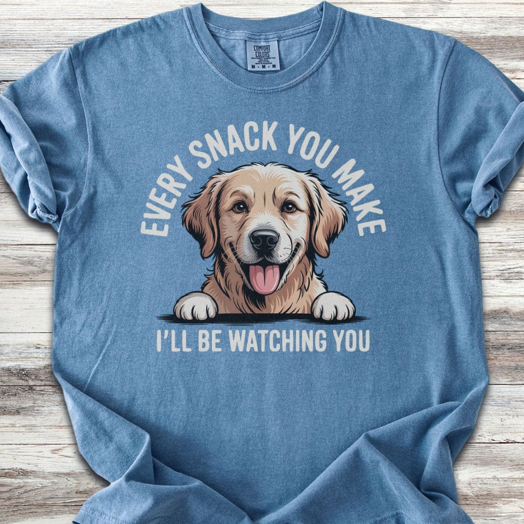 Golden Retriever Every Snack T-Shirt