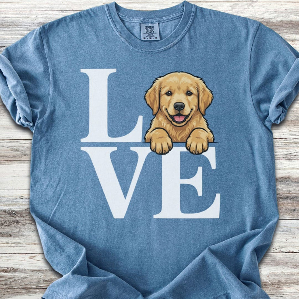 Golden Retriever Puppy Love T-Shirt
