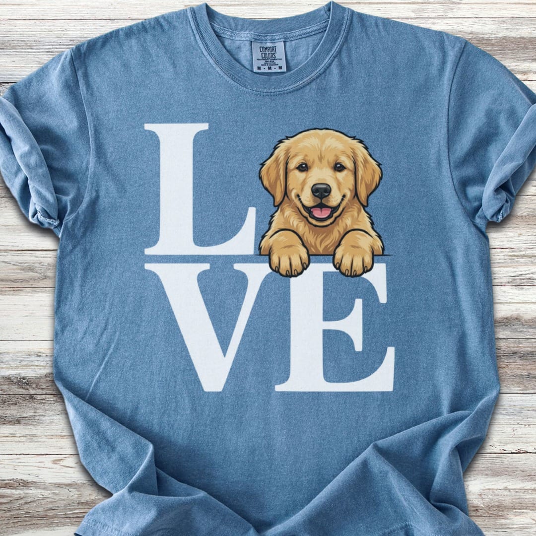 Golden Retriever Puppy Love T-Shirt