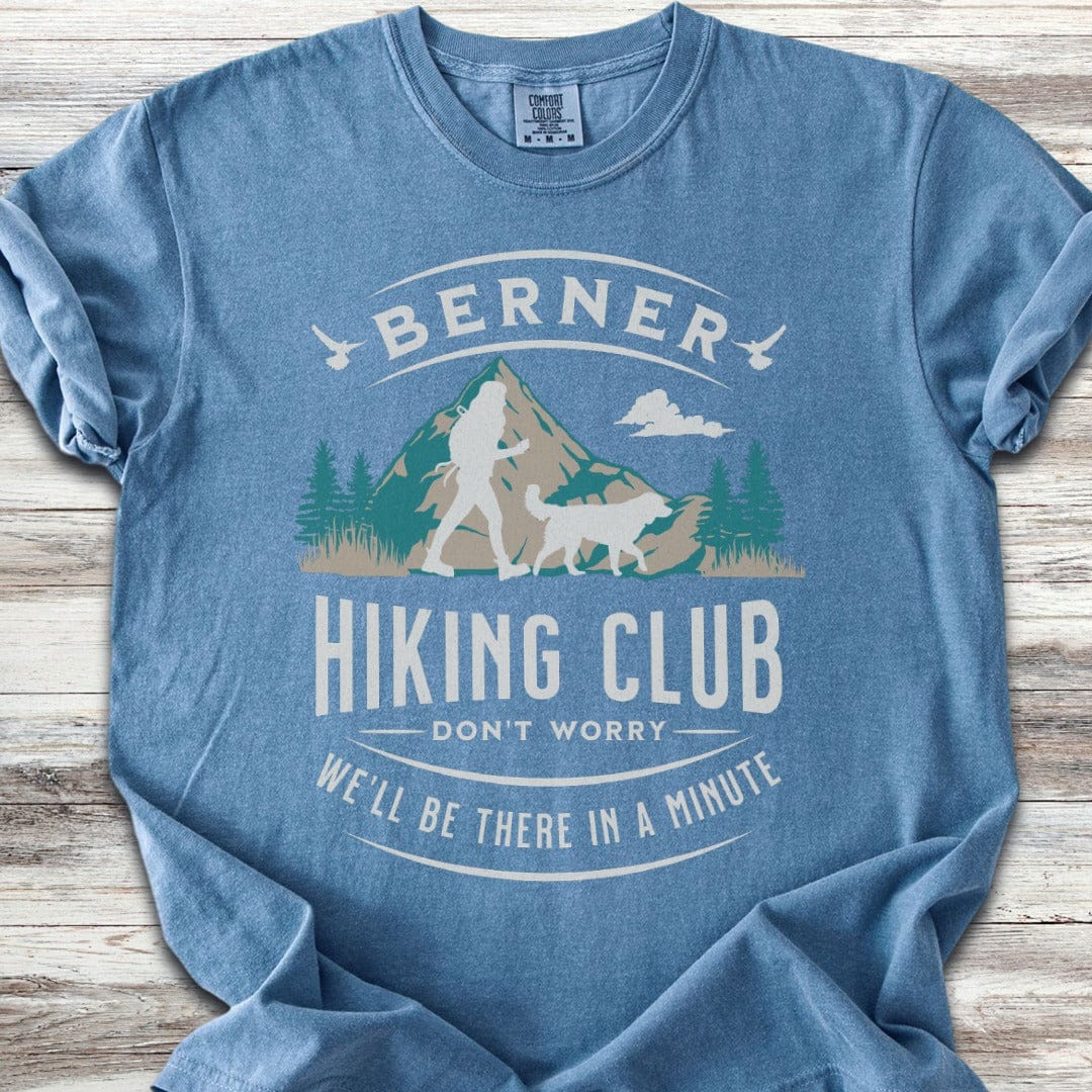 Bernese Mountain Dog Hiking Club T-Shirt