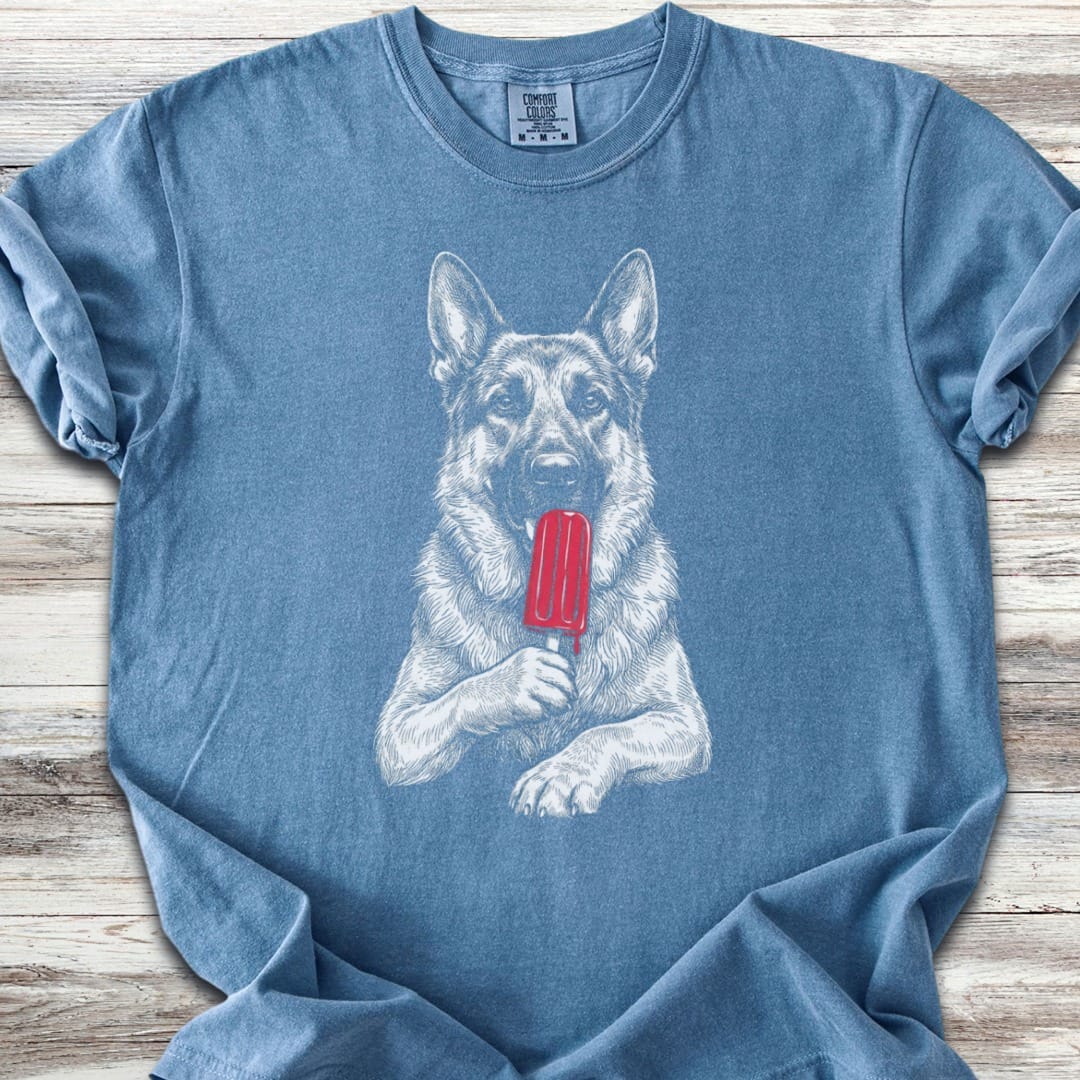 German Shepherd Pupsicle T-Shirt