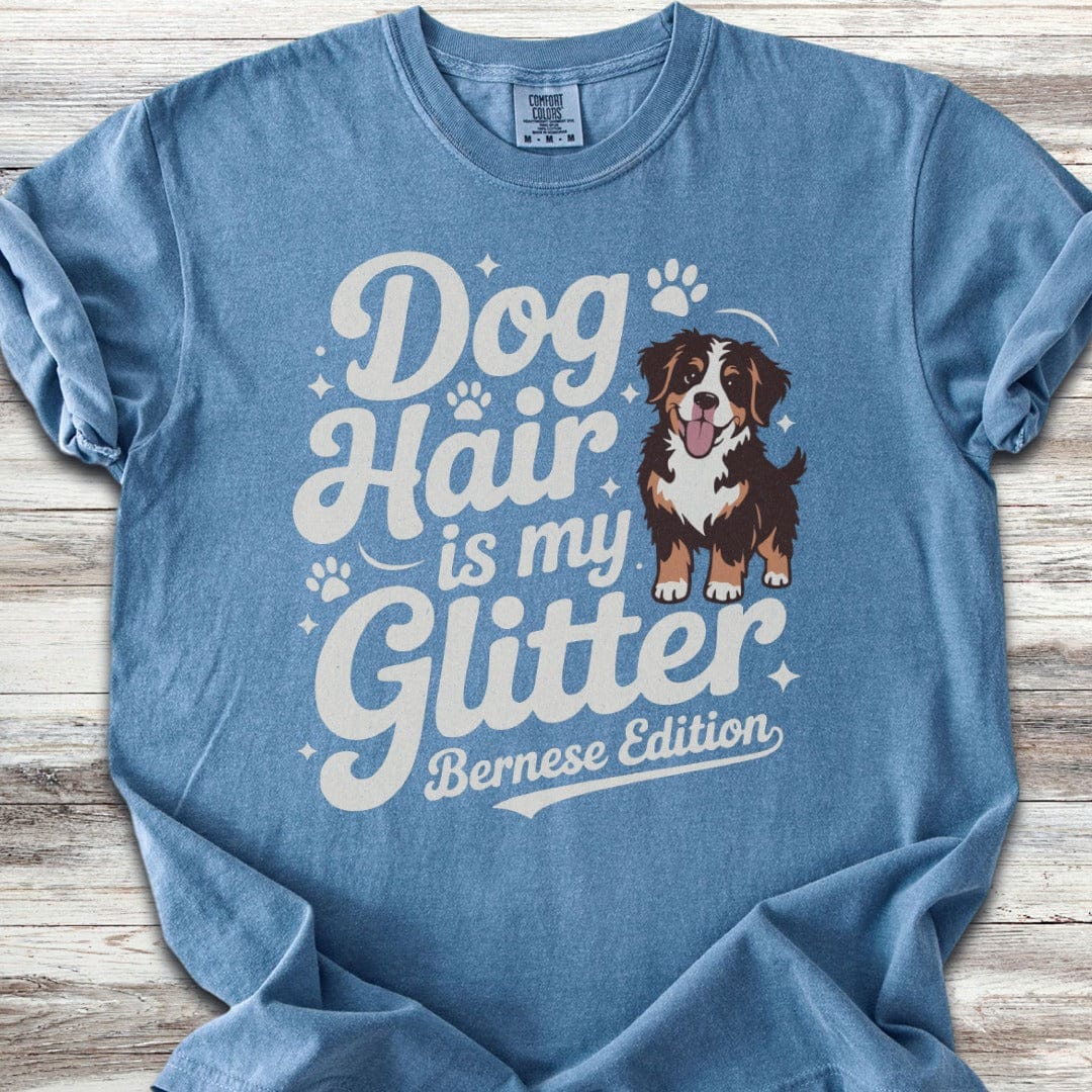 Bernese Mountain Dog Glitter T-Shirt