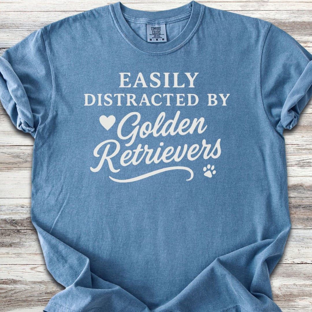 Golden Retrievers Distracted T-Shirt