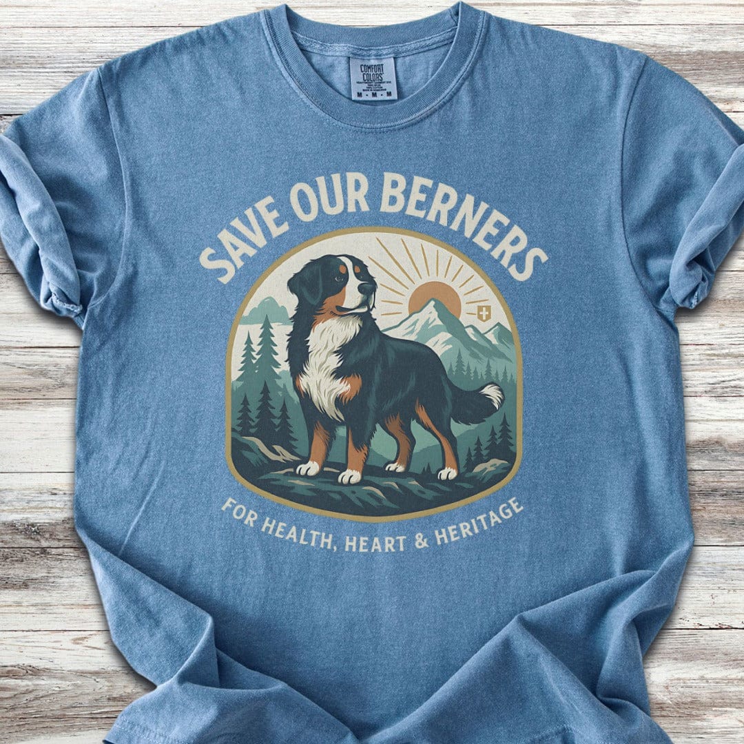 Bernese Mountain Dog Save Berners T-Shirt