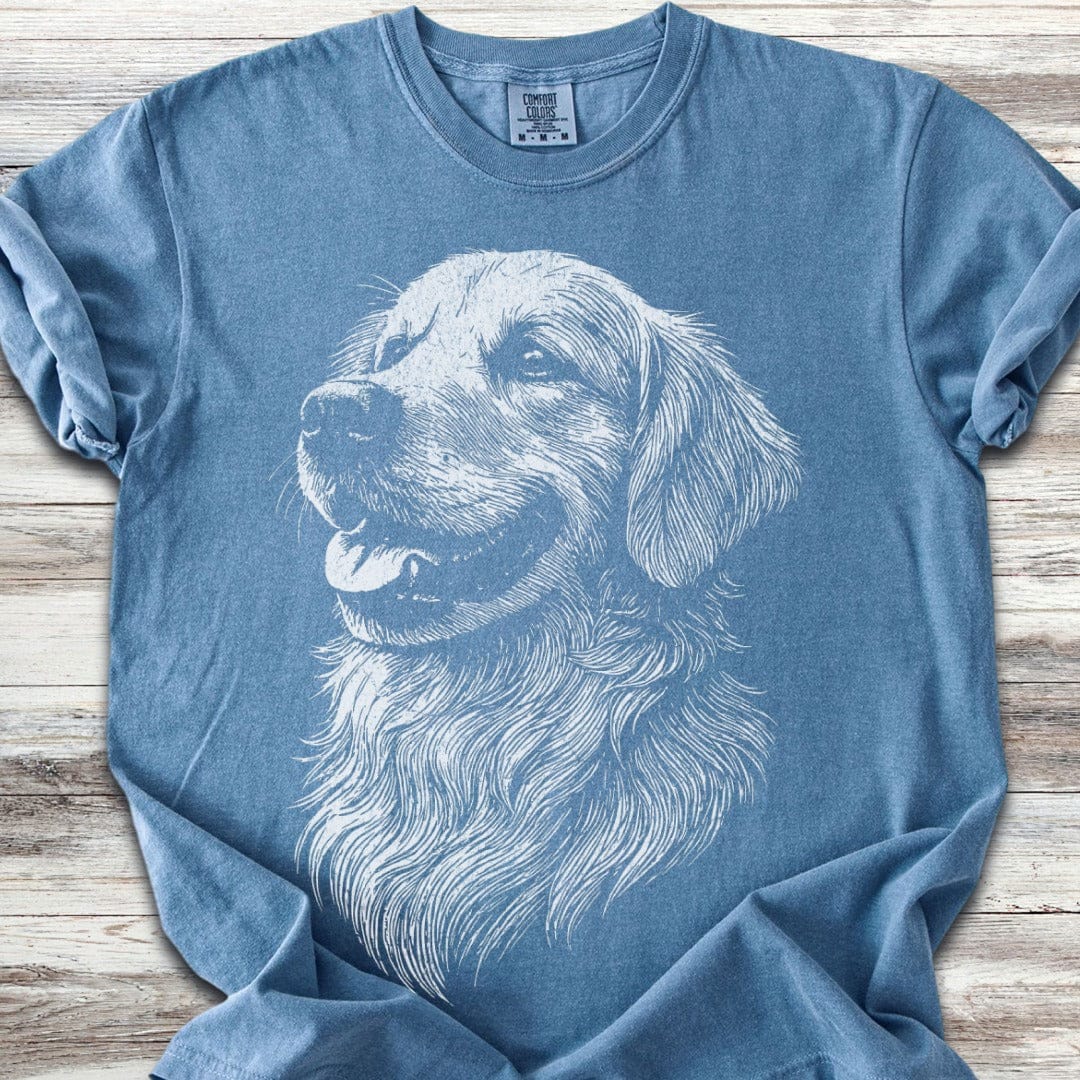 Golden Retriever Sketch T-Shirt