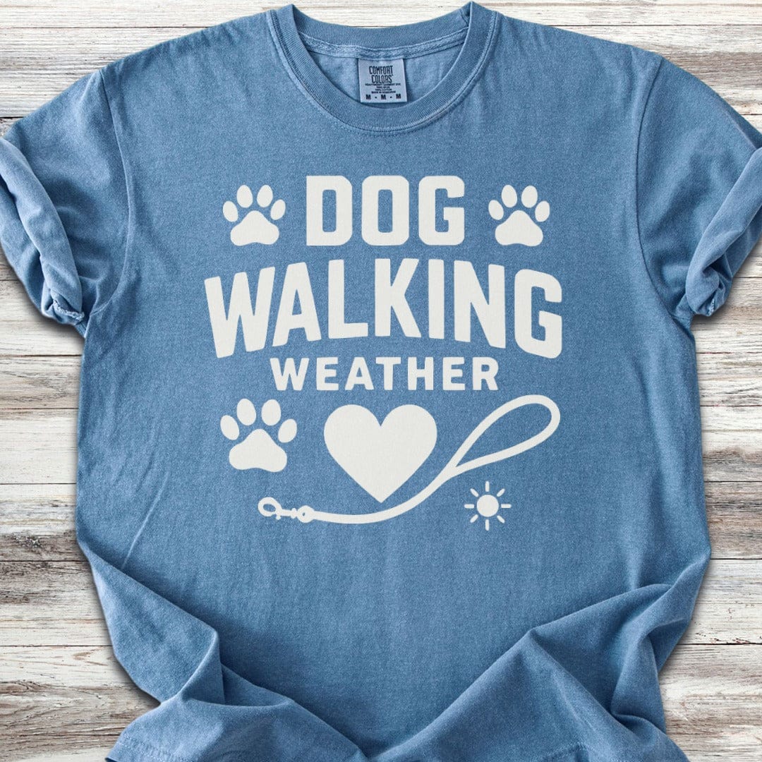 Dog Walking Weather T-Shirt