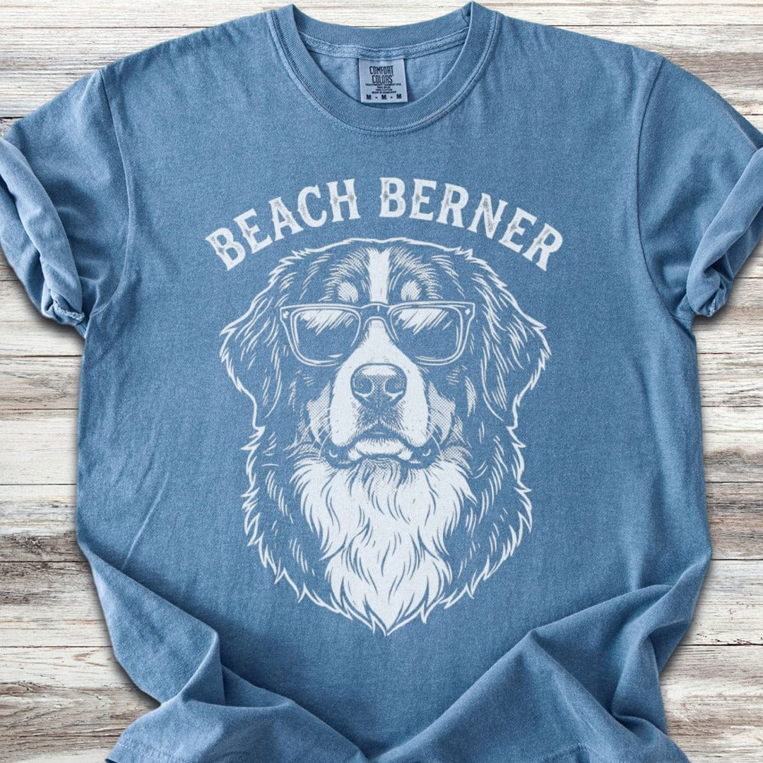 Bernese Mountain Dog Beach Berner T-Shirt