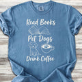 Books Dogs Coffee T-Shirt