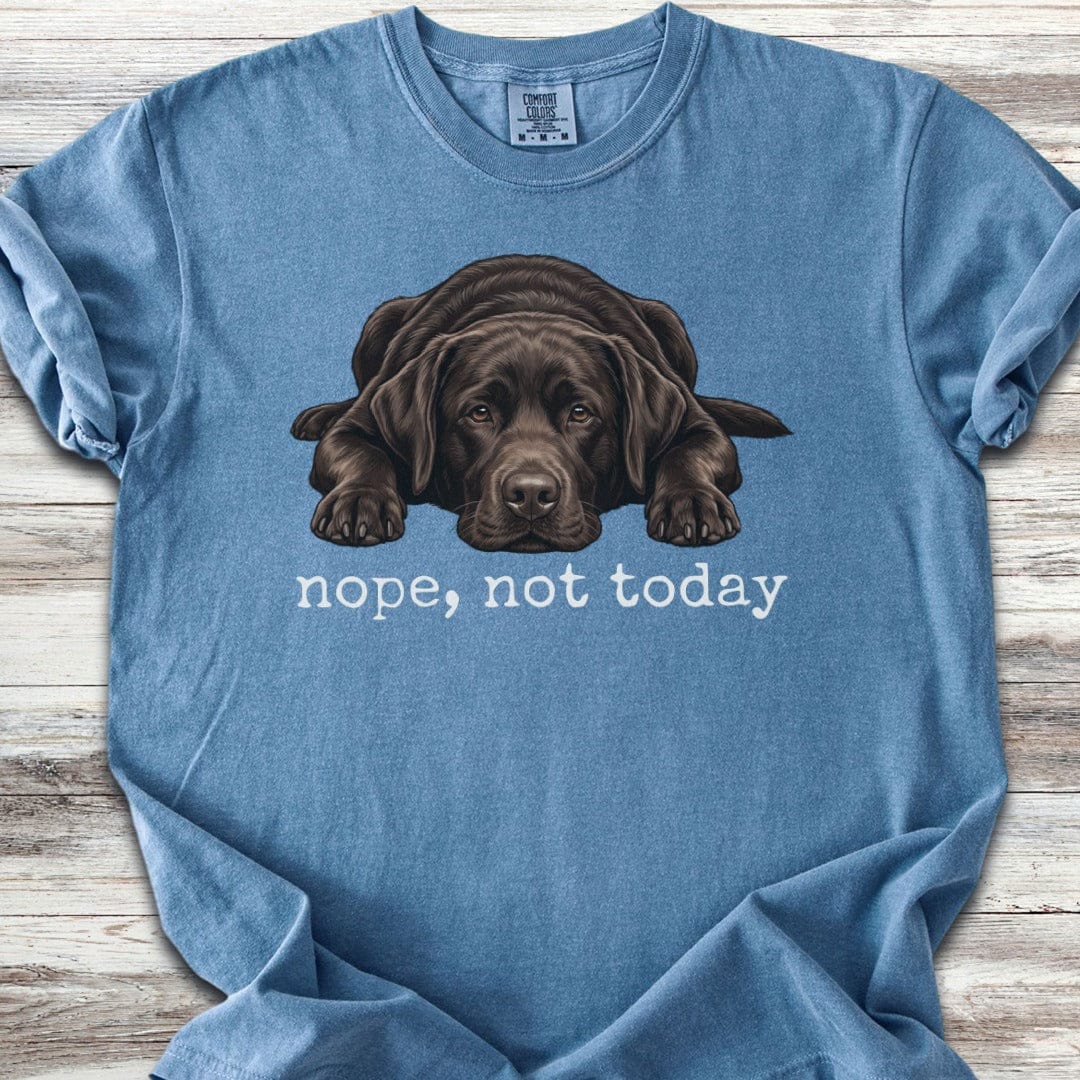Labrador Retriever Chocolate Nope T-Shirt