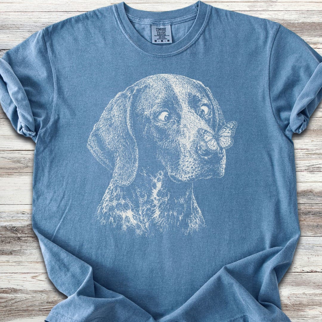 German Shorthaired Pointer Butterfly T-Shirt