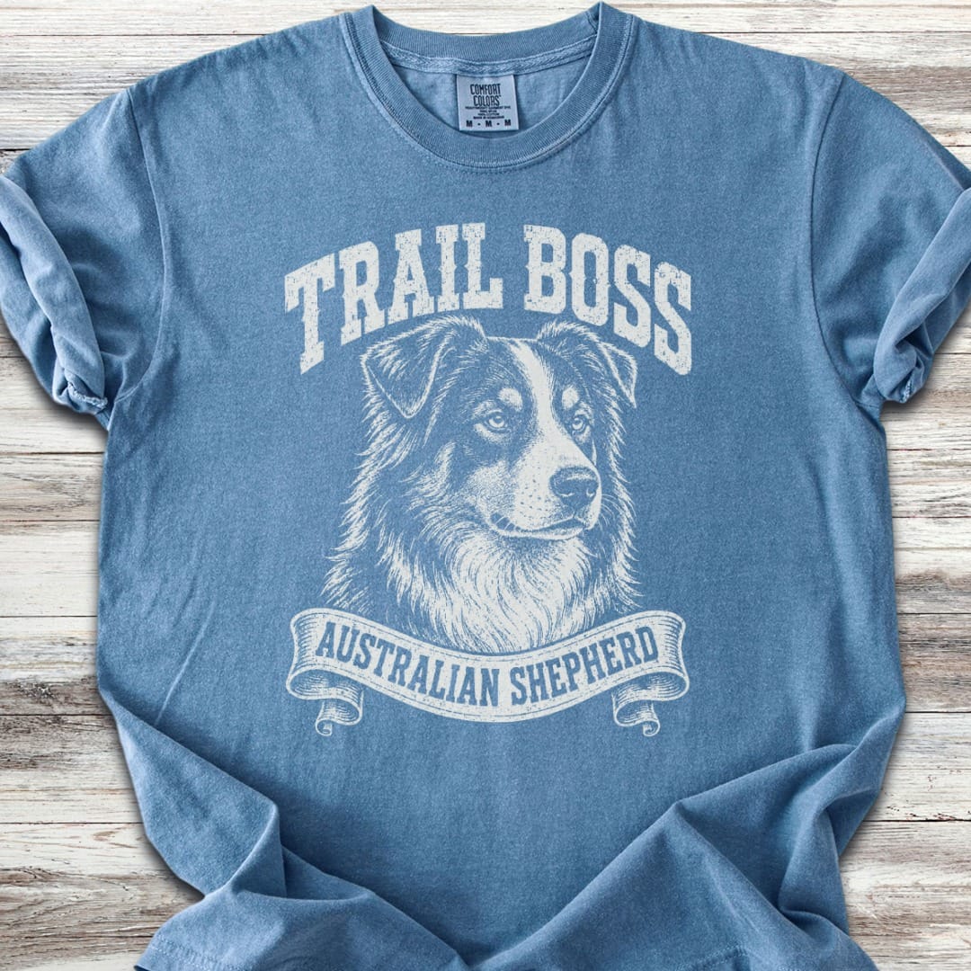 Australian Shepherd Trail Boss T-Shirt