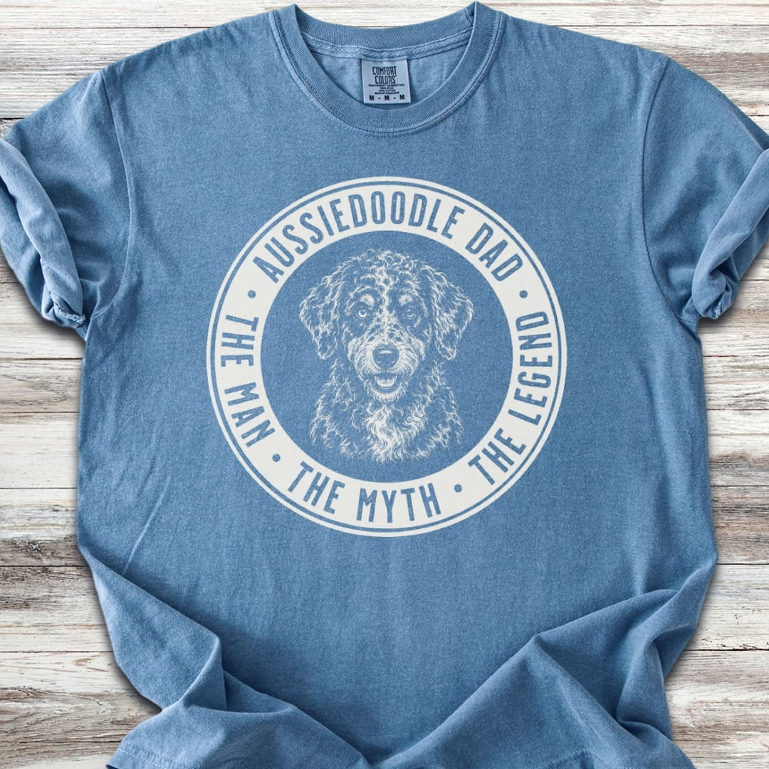 Aussiedoodle Dad Legend  T-Shirt