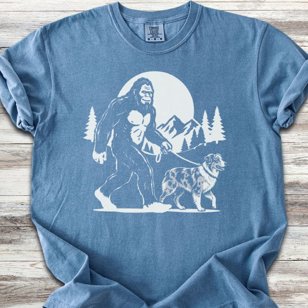 Australian Shepherd Merle Bigfoot T-Shirt