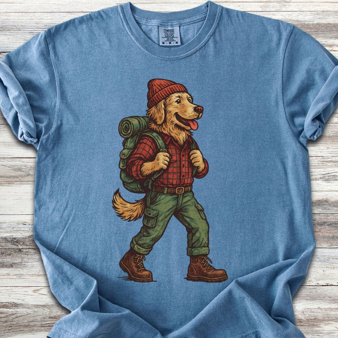 Golden Retriever Hiking T-Shirt