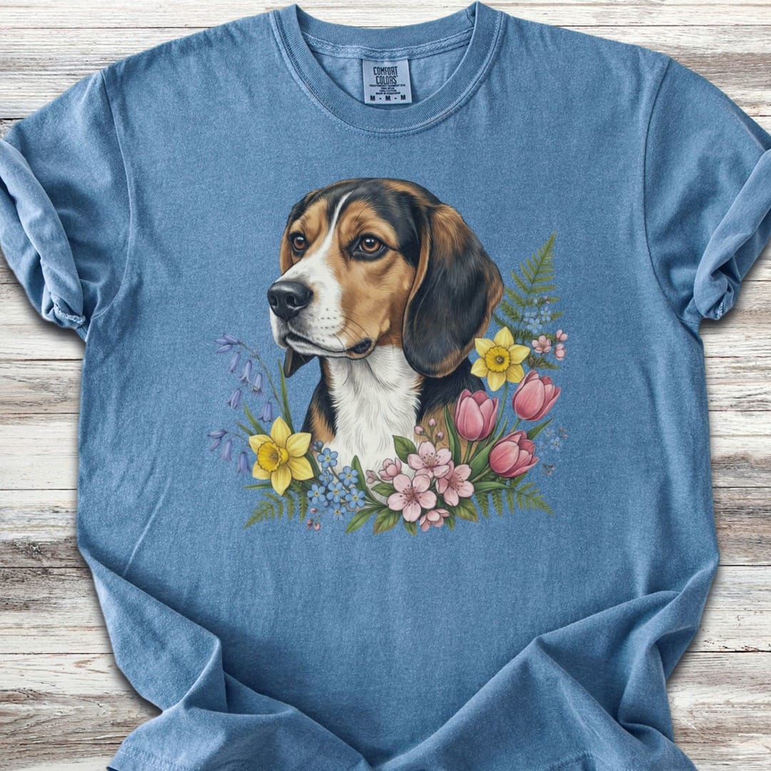 Beagle Spring Portrait T-Shirt