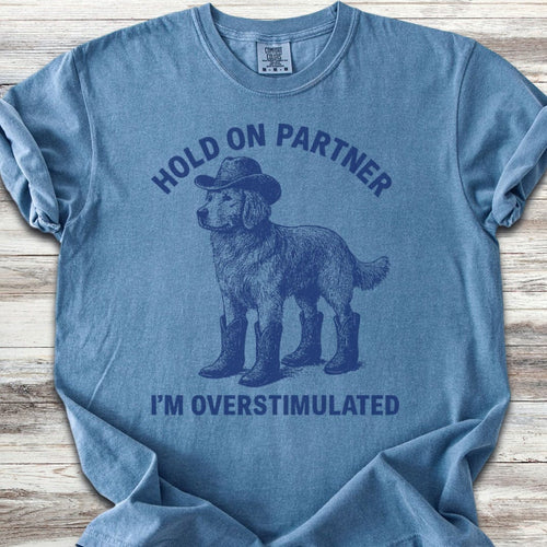 Golden Retriever Overstimulated T-Shirt