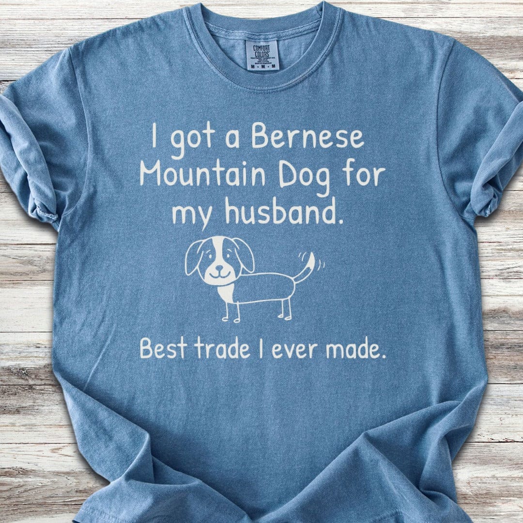 Bernese Mountain Dog 4 Husband T-Shirt