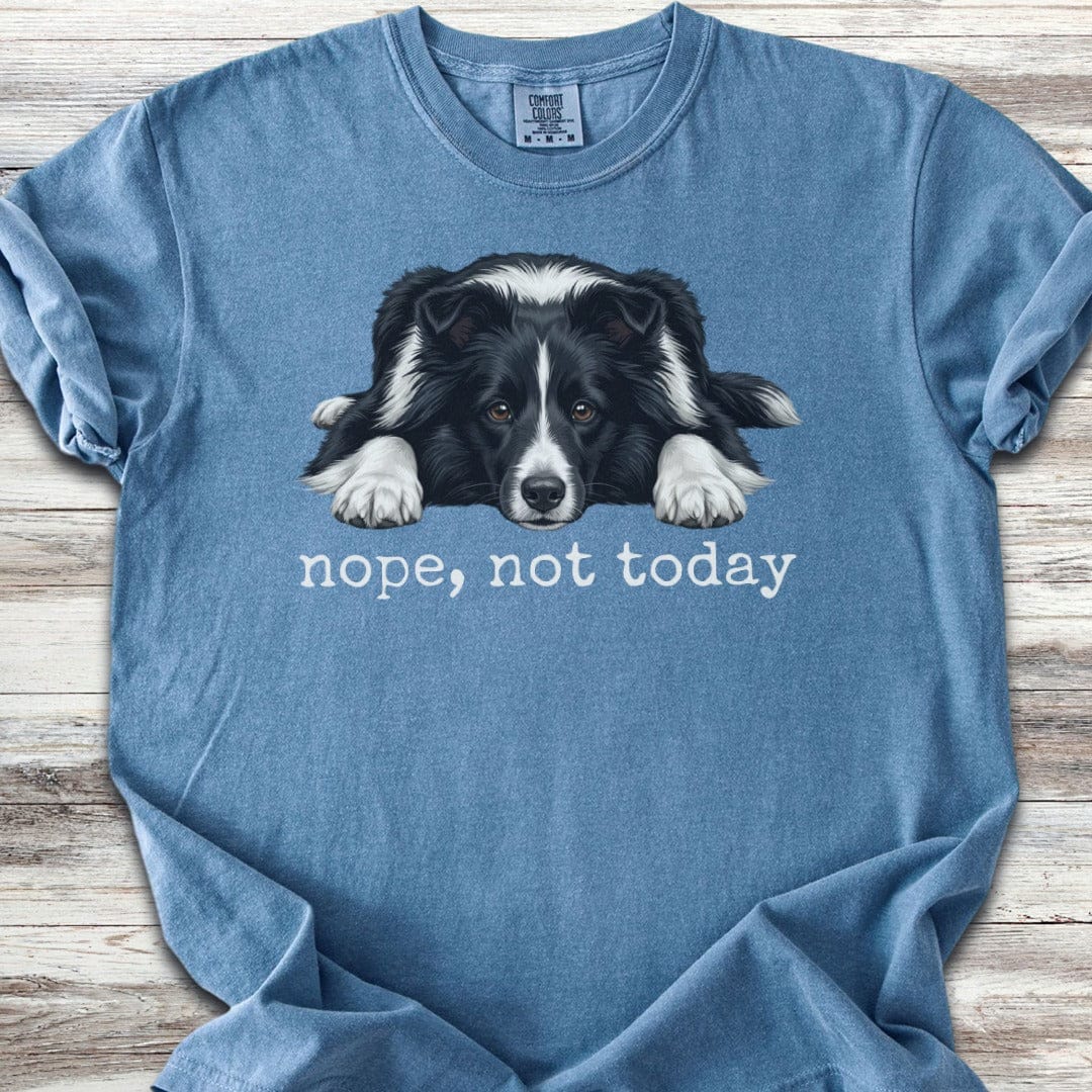 Shetland Sheepdog Bi-Black Nope T-Shirt