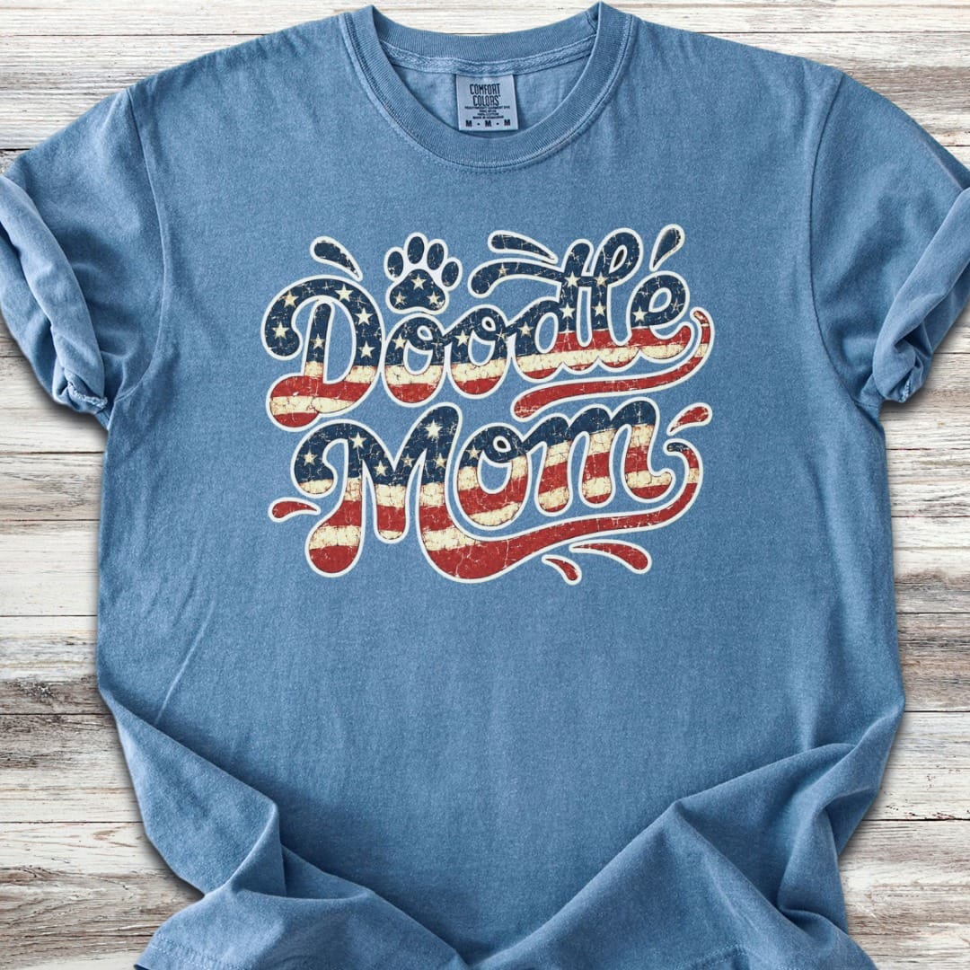 Doodle USA Mom T-Shirt
