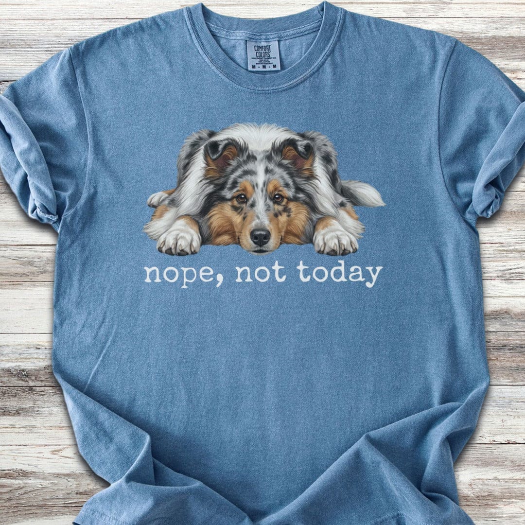 Shetland Sheepdog Blue Merle Nope  T-Shirt