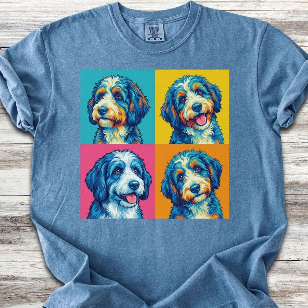 Bernedoodle Pop Art T-Shirt